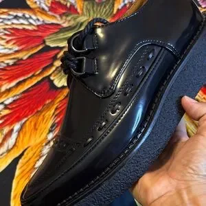 Straight To Hell | Shoes | Straight To Hell Glossy Black  display picture 3